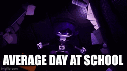 Murder Drones Average Day At School GIF