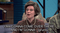 Murder Gesture Kate McKinnon SNL GIF