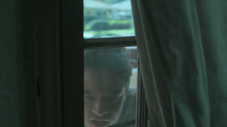 Murder In The Library Spy On Window GIF