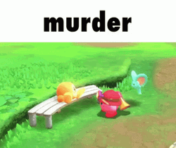 Murder Kirby Meme GIF