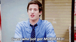 Murdered Jake Peralta Brooklyn Nine Nine GIF