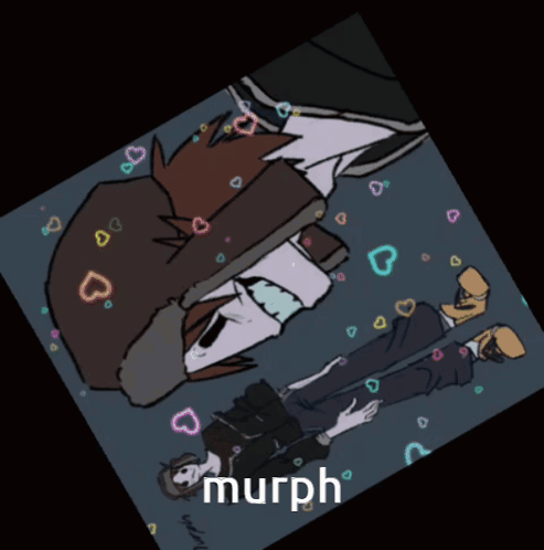 Murph Surrounded By Hearts GIF