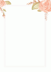 Musa Wedding Flower  Invitation Card GIF