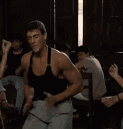 Muscle Man Dancing Whoomp There It Is GIF