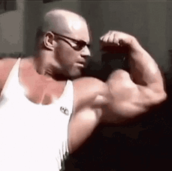 Muscle Man Flex GIF