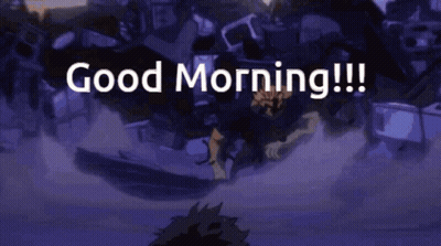 Muscular Man Scream If You Love Good Morning GIF