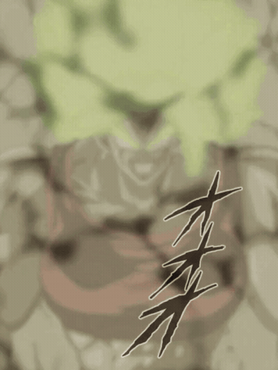 Muscular Man With Green Hair