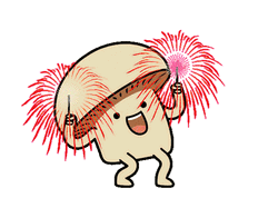 Mushroom Birthday Celebration GIF