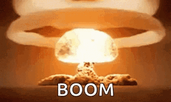 Mushroom Cloud Boom GIF