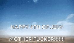 Mushroom Cloud Happy 4Th Of July GIF