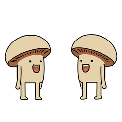 Mushroom Movie High Five GIF