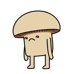 Mushroom Movie Sad Face