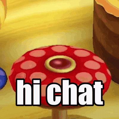 Mushroom Saying Hi Chat GIF