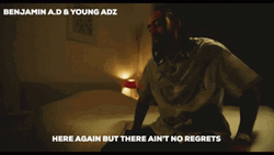 Music Artist Benjamin A.D Features Young Adz No Regrets Music Video GIF