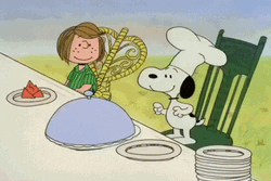 Music Bread Peanuts Snoopy Thanksgiving GIF