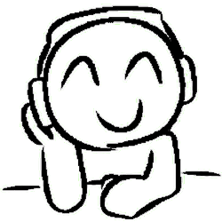 Music Listening To Music Sticker GIF