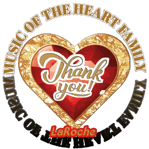 Music Of The Heart Family Logo Red Heart Sticker