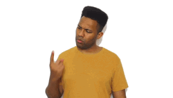 Musical Artist Black Prez Calculating GIF