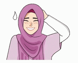 Muslim Girl Scratching Head