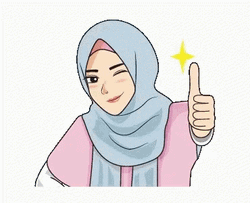 Muslim Girl Thumbs Up