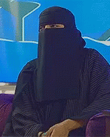 Muslim Woman Dab