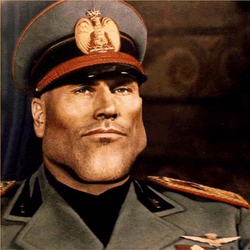 Mussolini Chad GIF