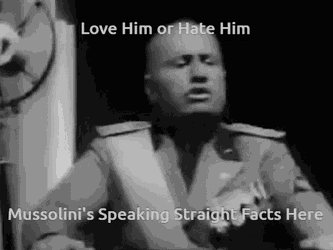 Mussolini GIF