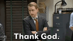 Mustache Man In Suit Thank You God GIF