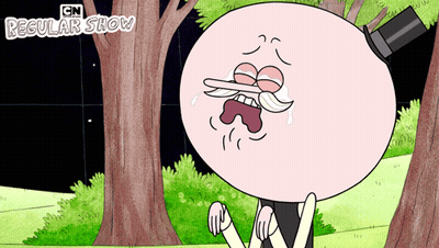 Mustache Man In Top Hat Regular Show GIF