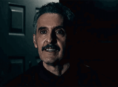 Mustached Man Saying Oh God What Did I Eat GIF