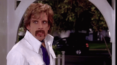 Mustached Man White Shirt And Tie At Arch GIF