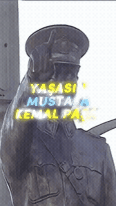 Mustafa Kemal Ataturk Talks To Children Black And White GIF