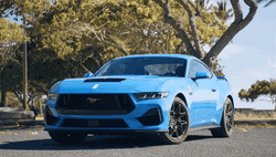Mustang Ford 2024 Blue GIF