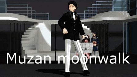 Muzan Kibutsuji Demon Slayer Moonwalk GIF