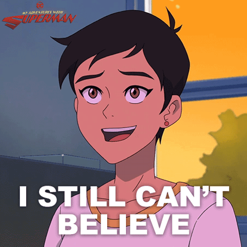 My Adventures With Superman Woman Smiling I Still Can't Believe GIF