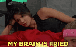 My Brain Is Fried Big Brain Meme GIF