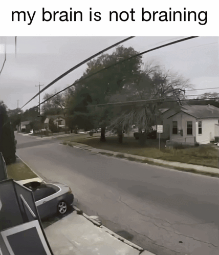 My Brain Is Not Braining GIF