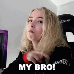 My Bro Michaela Lintrup Peace Sign GIF
