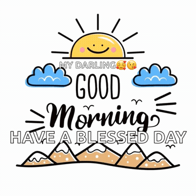 My Darling Good Morning Smiling Sun GIF