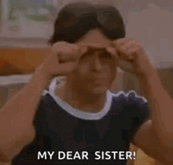 My Dear Sister I Love You Meme GIF