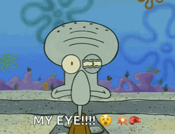 My Eye Twitching Squidward  GIF