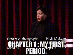 My First Period Speaker's Topic GIF