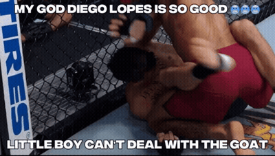 My God Diego Lopes Is So Good Little Boy Can't Deal With The Goat GIF