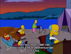 My Great Good God The Simpsons GIF