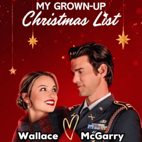 My Grown-Up Christmas List Poster Wallace And McGarry GIF