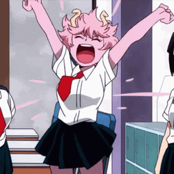 My Hero Academia Fluttering Mina GIF