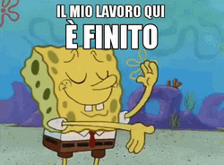 My Job Here Is Done Spongebob Shake Off GIF