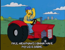 My Leg Broke Corn Farmer The Simpsons GIF