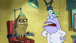 My Leg Fred The Fish Confused GIF