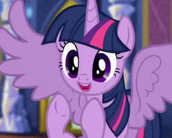 My Little Pony Clapping Happy Twilight Sparkle